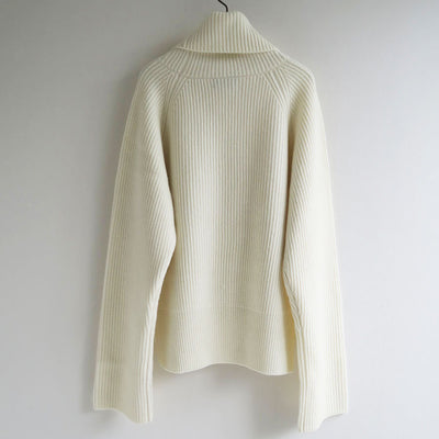【SINME/シンメ】<br>ミドルゲージタートルニット <br>S23AW-19
