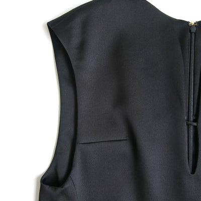 【Mame Kurogouchi/マメ】<br>Embossed Leather Motif Triacetate Dress <br>MM25FW-DR054
