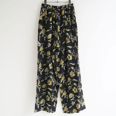 【ERIKOKATORI/エリコカトリ】<br>flower embroidery pants <br>EK8-1-3