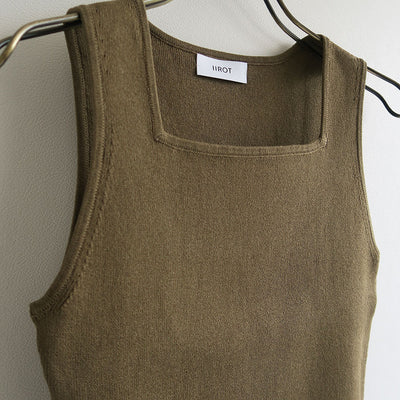 【IIROT/イロット】<br>Paper Tank Top <br>030-025-KT001