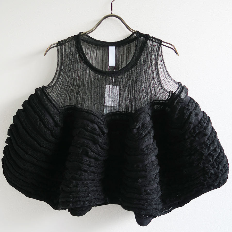 CFCL/シーエフシーエル】POTTERY SWELL LUCENT GLITTER SLEEVELESS
