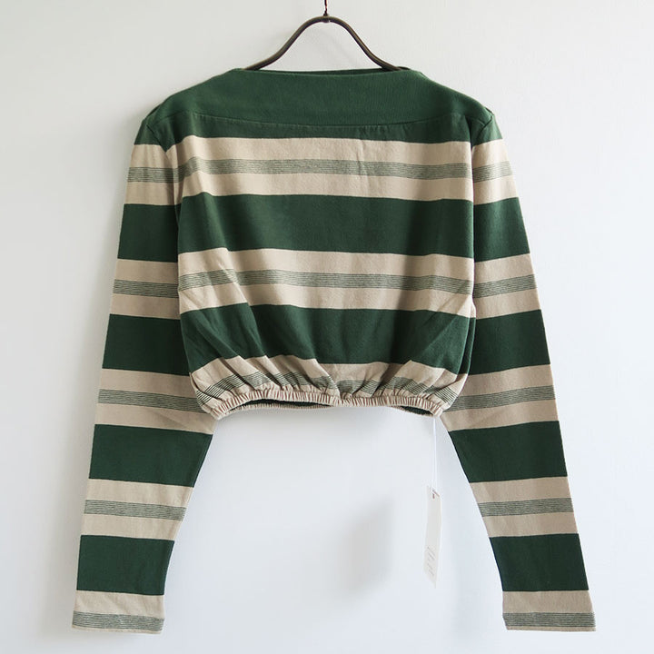 FUMIKA UCHIDA ロングスリーブトップ　新品　フミカウチダ FUMIKA UCHIDA / KNITTED RIBBON LONG-SLEEVE TOP / YELLOW