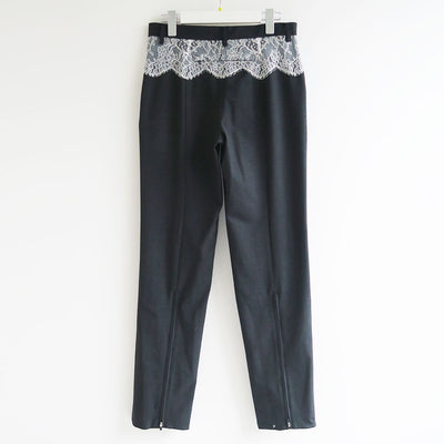 【FUMIKA UCHIDA/フミカウチダ】 <br>SUITING LACE WAIST PANTS <br>W-PT003