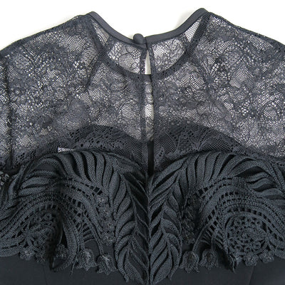 【Mame Kurogouchi/マメ】<br>Tulle Lace Classic Dress <br>MM25SS-DR093
