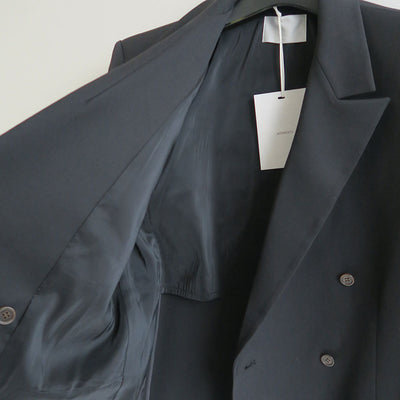 【AMOMENTO/アモーメント】<br>DOUBLE BREASTED WOOL JACKET <br>AM25SSW01JK