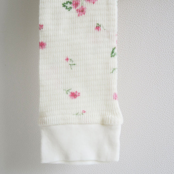 FUMIKA UCHIDA/フミカウチダ】Floral print waffle cardigan X-UW003の