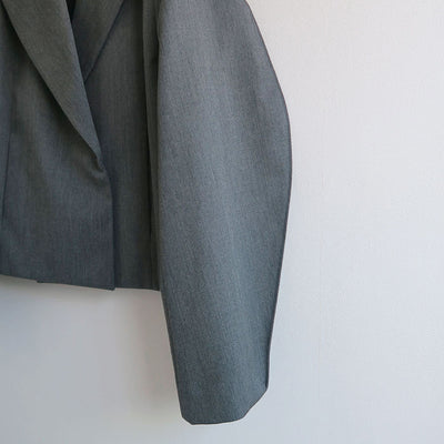 【IIROT/イロット】<br>Cropped Over Size Jacket <br>023-023-WJ24