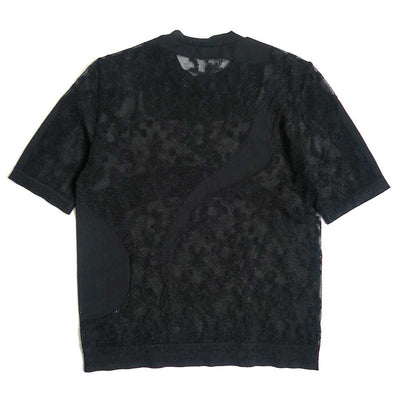 【Mame Kurogouchi/マメ】<br>Knitted Crew Neck Top <br>MM25FW-KN033