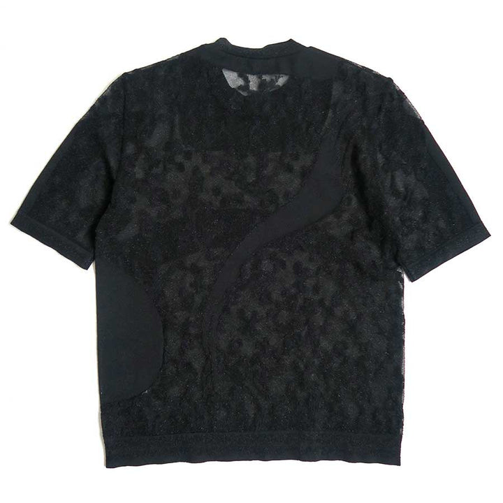 Mame Kurogouchi/マメ】Knitted Crew Neck Top MM25FW-KN033の