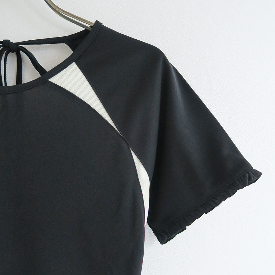 【Kijun/キジュン】<br>Frill Backless Top <br>25SSW204