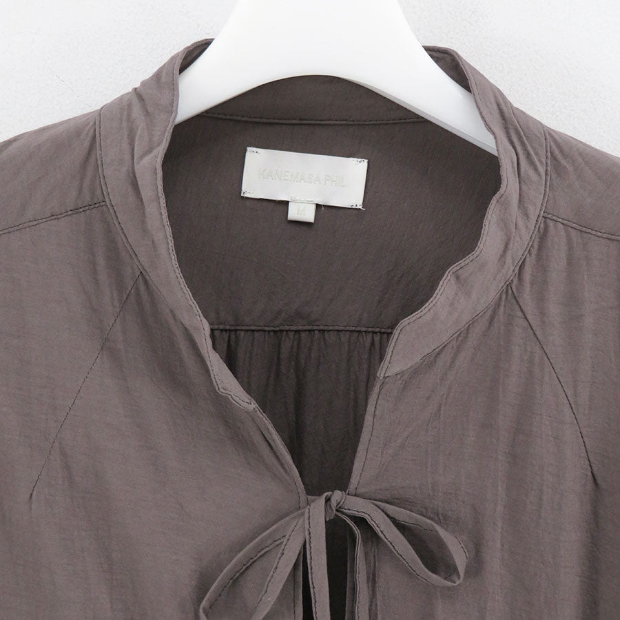 【KANEMASA PHIL./カネマサフィル】<br>46G Artisan String Shirt <br>KM24A-020