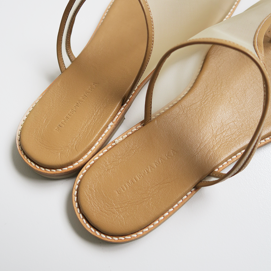 FUMIE TANAKA/フミエタナカ】sheer one finger sandals F26S-72の通販