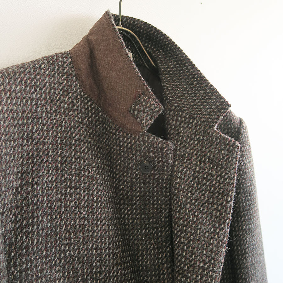 【AURALEE/オーラリー】<br>ALPACA WOOL SILK TWEED OVER JACKET <br>A25AJ05LS