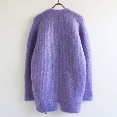 【JUN MIKAMI/ジュンミカミ】<br>モヘアVネックカーディガン <br>23AW-11-N