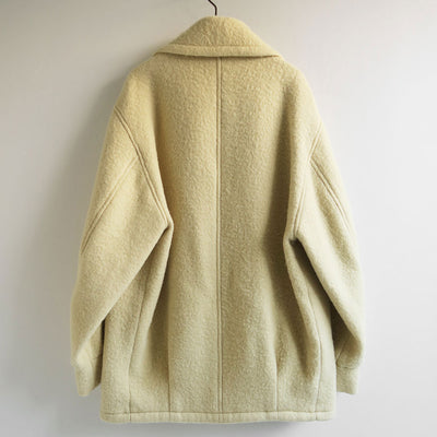 【AURALEE/オーラリー】<br>BRUSHED ALPACA WOOL MELTON HALF COAT <br>A23AC04AS