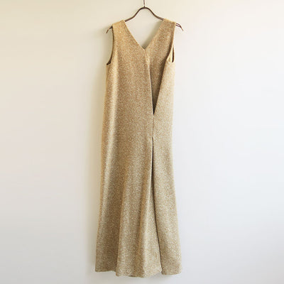 【9/19からポイント10%還元】<br>【AURALEE/オーラリー】<br>HOMESPUN TWEED DRAPE DRESS <br>A25AD07HT