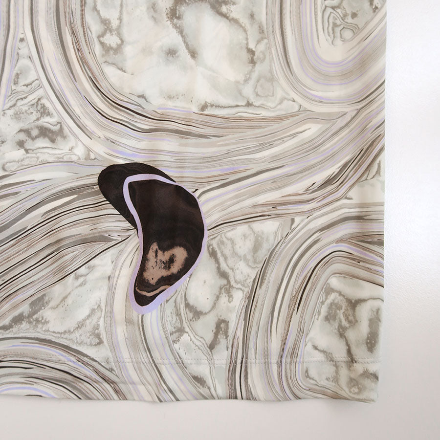 まみページ Mame Kurogouchi/マメ】Marble Print Jersey Dress MM25FW-JS075