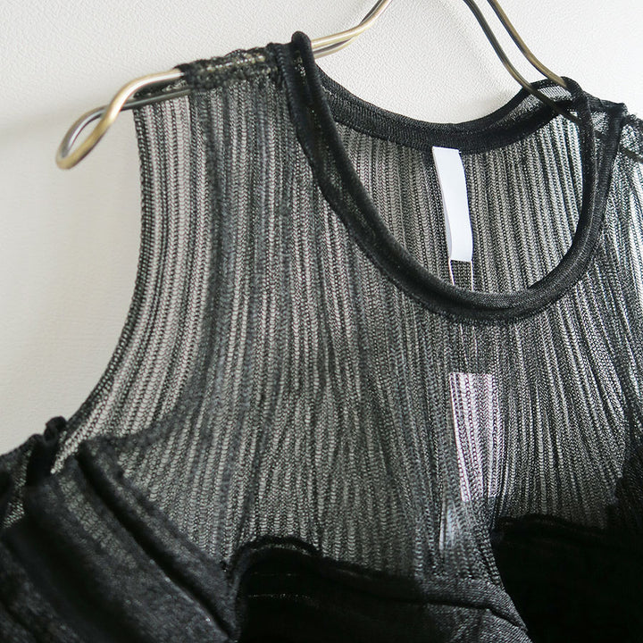 CFCL/シーエフシーエル】POTTERY SWELL LUCENT GLITTER SLEEVELESS