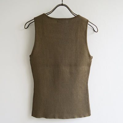 【IIROT/イロット】<br>Paper Tank Top <br>030-025-KT001