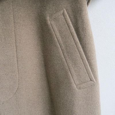 【AURALEE/オーラリー】<br>SUPER FINE WOOL MOSSER SOUTIEN COLLAR COAT <br>A24AC04WM