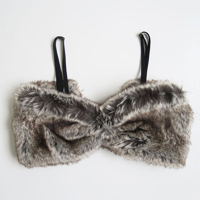 【FUMIE TANAKA/フミエタナカ】 <br>animal far bustier <br>F25A29