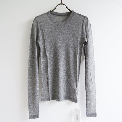 【BATONER/バトナー】<br>MELTY RIB U NECK LONG SLEEVE T-SHIRT <br>BN-25FL-008