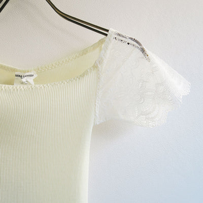 【FUMIKA UCHIDA/フミカウチダ】 <br>RIB OFF-SHOULDER UNDERWEAR <br>W-UW004