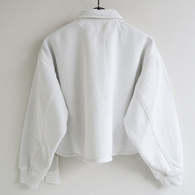 【FUMIKA UCHIDA/フミカウチダ】 <br>SWEAT SNAP BUTTON-UP SHIRT <br>Usp-CS001