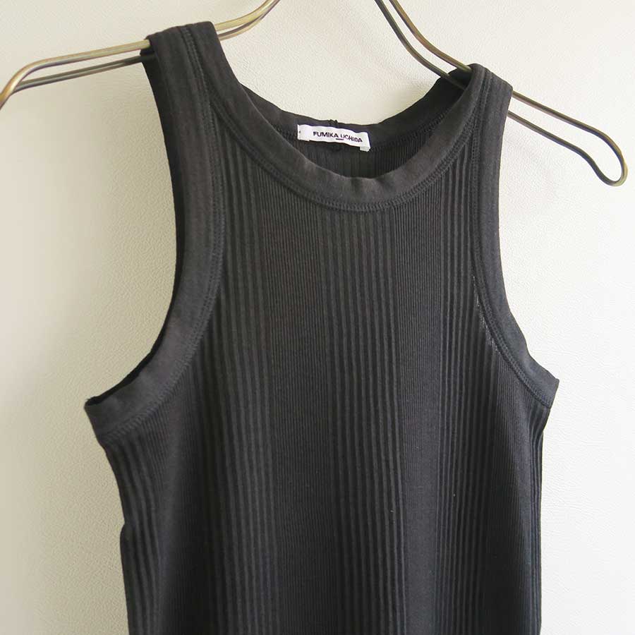 【FUMIKA UCHIDA/フミカウチダ】 <br>NEEDLE DRAWING GATER TANKTOP <br>Vsp-UW003