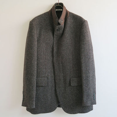 【AURALEE/オーラリー】<br>ALPACA WOOL SILK TWEED OVER JACKET <br>A25AJ05LS