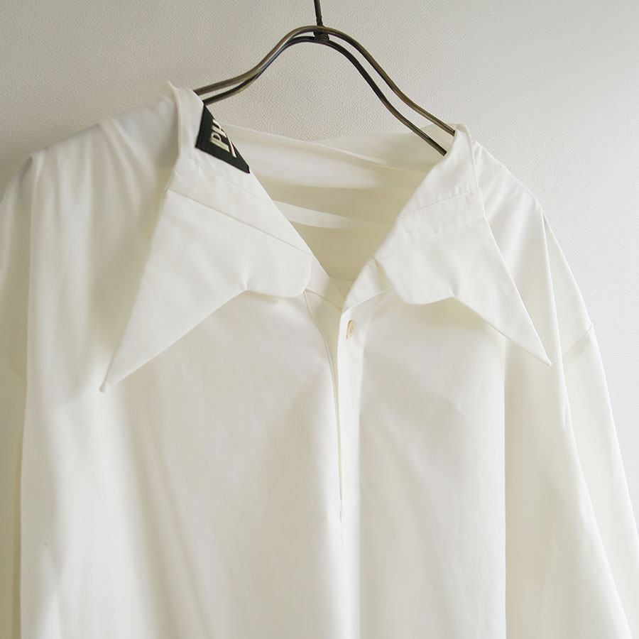 【PHOTOCOPIEU/フォトコピュー】<br>ASYMMETRIC SHIRT (ORENTHIA) <br>252ORA