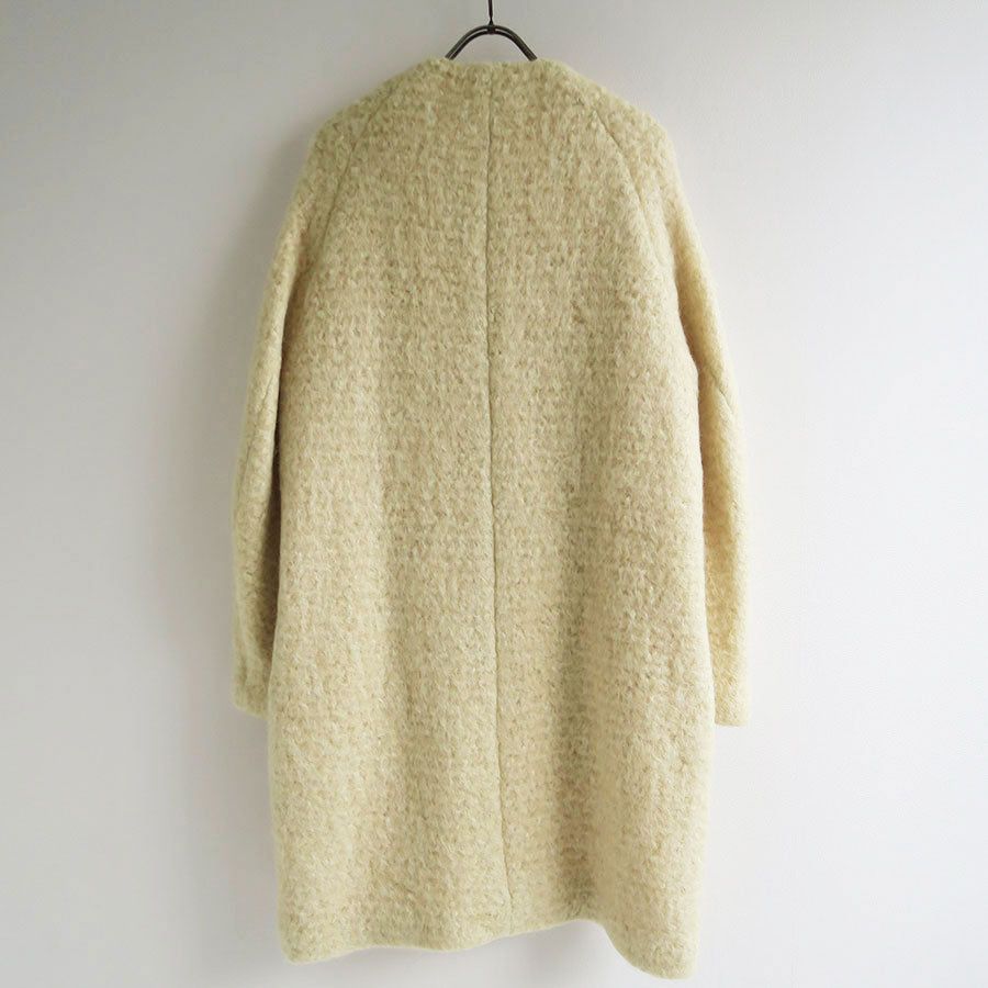【INSCRIRE/アンスクリア】<br>Knit Shaggy Coat <br>I23AW-CT79