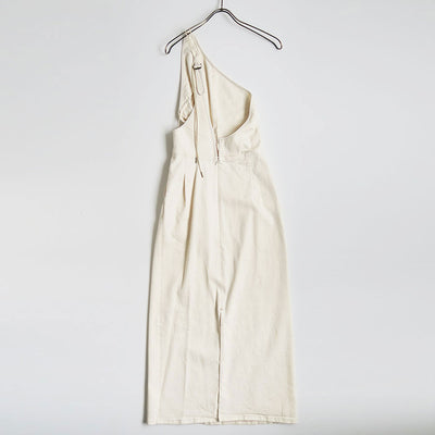 【PHOTOCOPIEU/フォトコピュー】<br>ONE-SHOULDER DRAWSTRING DRESS (GALLA D) <br>242GLD