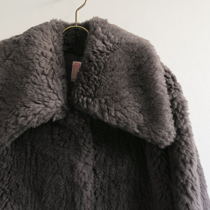 FETICO/フェティコ】WOOL BOA WIDE COLLAR COAT FTC264-0301の通販