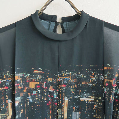 【TELMA/テルマ】<br>Printed Tuck Shirt <br>TLM33FJ031BIS