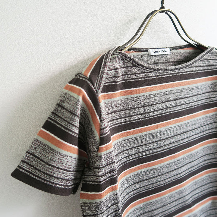 FUMIKA UCHIDA/フミカウチダ】Grandrelle multi stripes T-shirt X