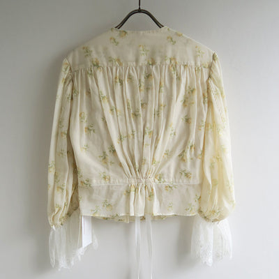 【FUMIKA UCHIDA/フミカウチダ】 <br>FLOWER PRINTED LAYERED BLOUSE <br>U-SH005