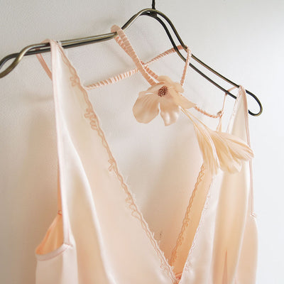 【FUMIKA UCHIDA/フミカウチダ】<br>SILK SATIN CAMISOLE <br>W-TP002