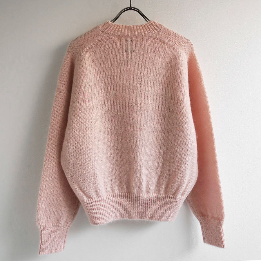 BATONER/バトナー】PURE MOHAIR 100% CROPPED CREW NECK BN-23FL-043の