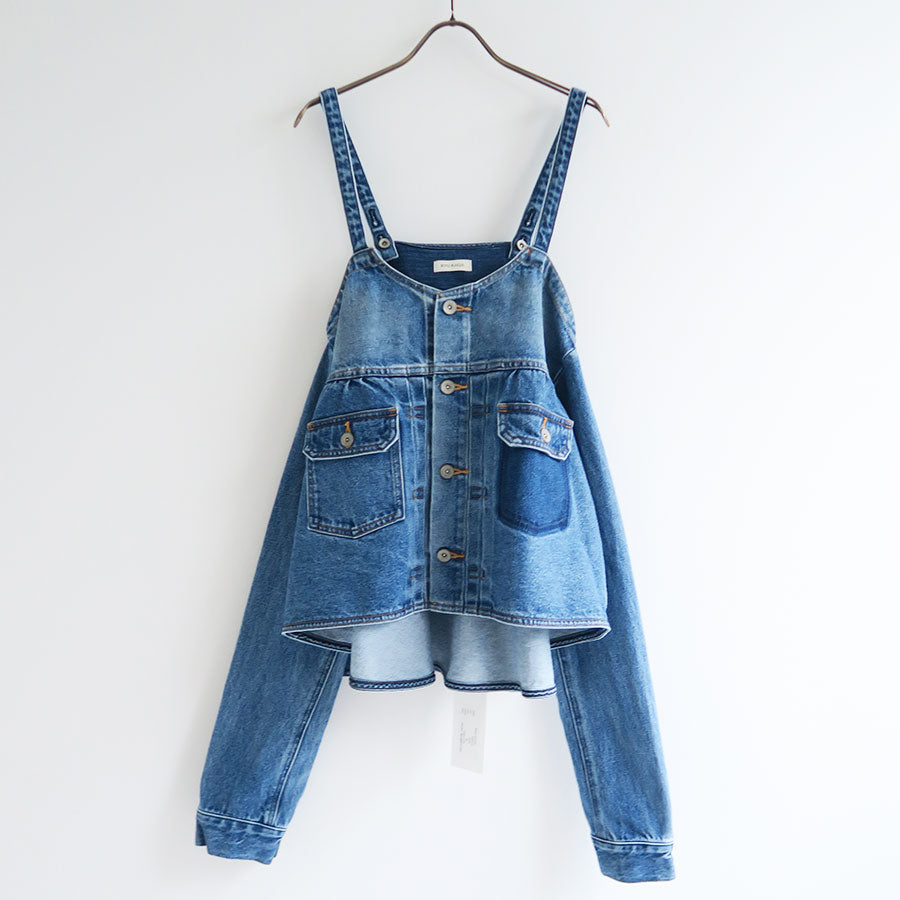 【RYU KAGA/リュウ カガ】<br>Denim camisole <br>65RL01A