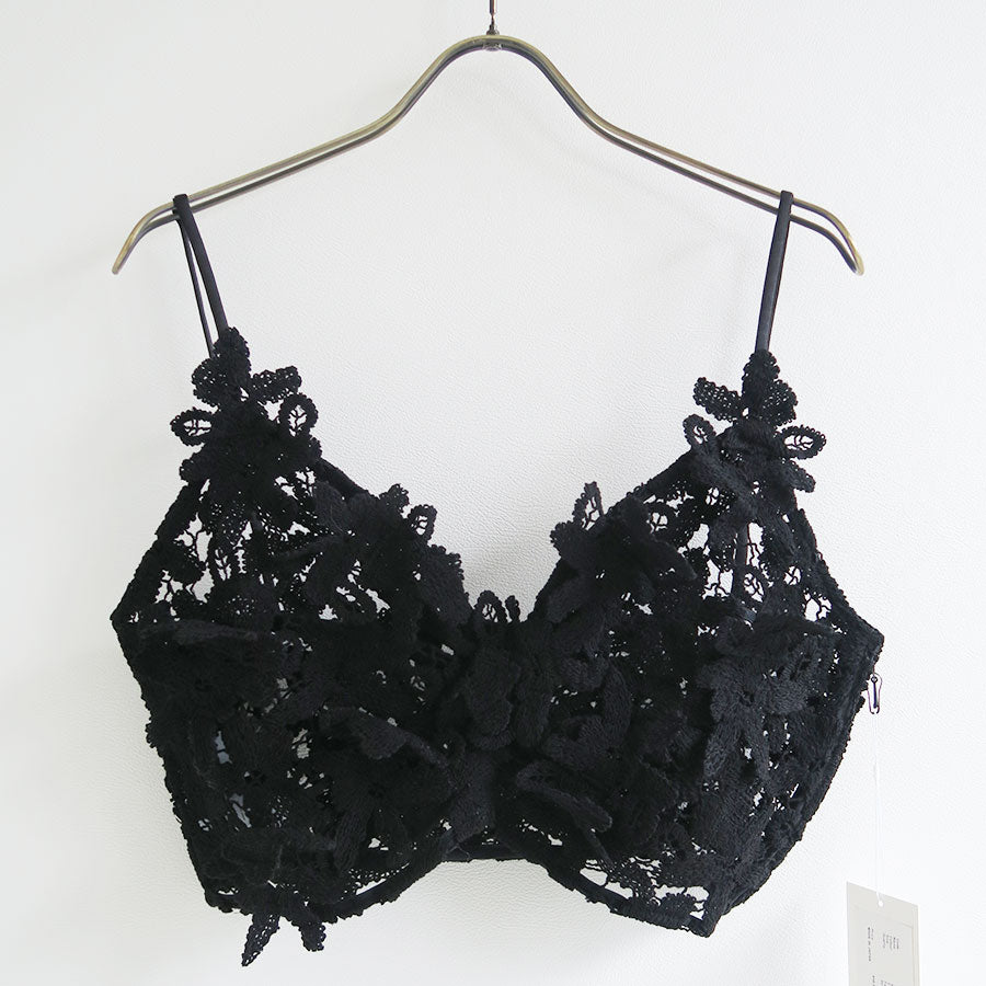 【MARGE/マージ】<br>Floral lace cropped bustier <br>1007-0102-321