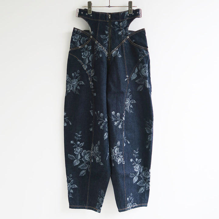 FETICO/フェティコ】ROSE DENIM HIGH-WAIST JEANS FTC252-0606の