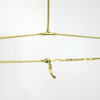 【FUMIE TANAKA/フミエタナカ】<br>neck belt (GOLD)<br>F23S-70