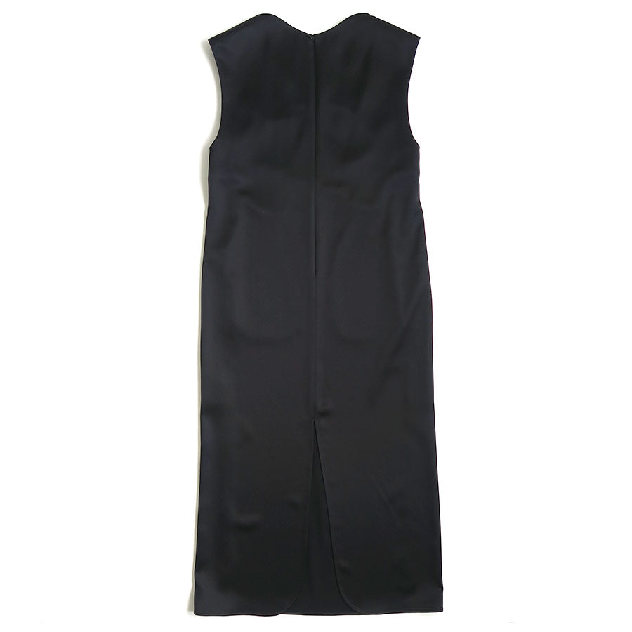 【Mame Kurogouchi/マメ】<br>Embossed Leather Motif Triacetate Dress <br>MM25FW-DR054