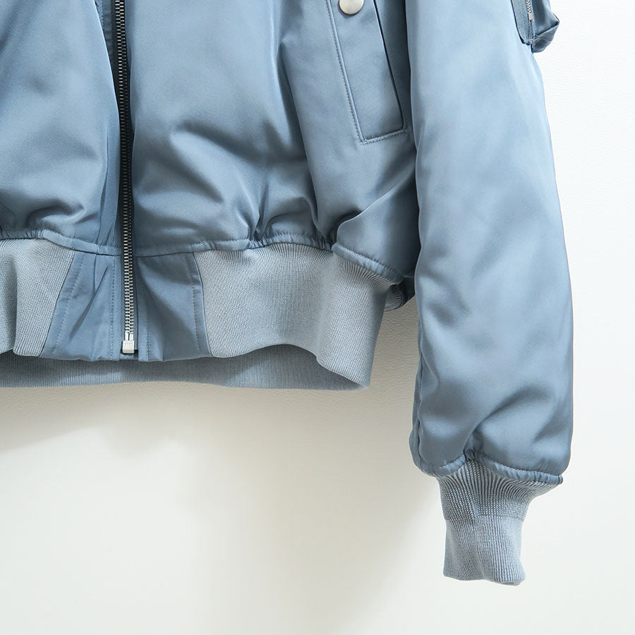 AURALEE/オーラリー】HIGH DENSITY SILK TWILL FLIGHT BLOUSON