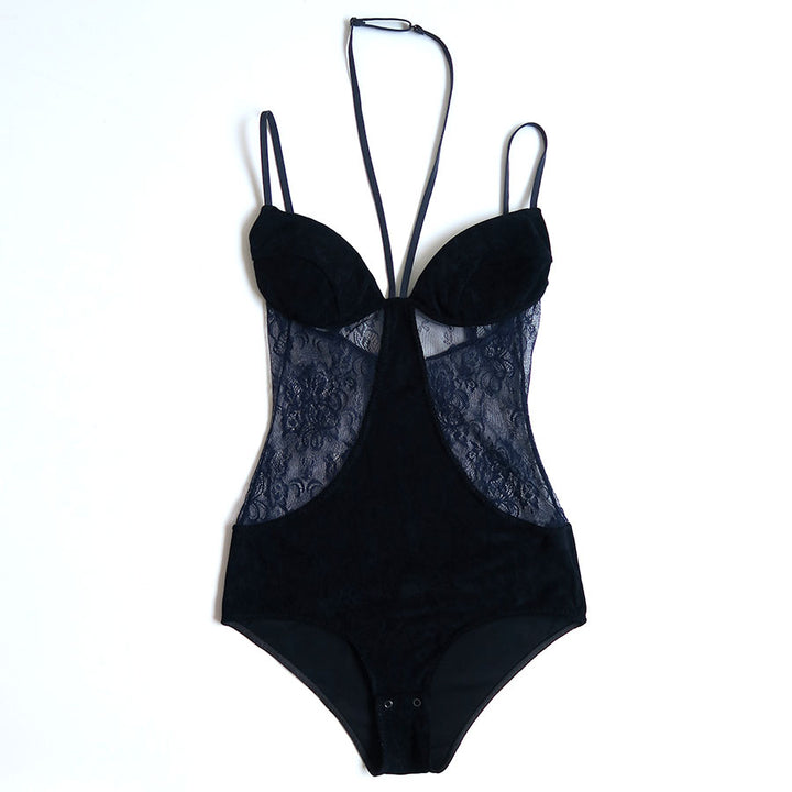 トップス fetico SHEER PANELED VELOUR BODYSUIT SHEER PANELED VELOUR BODYSUIT – FETICO Official Online Shop