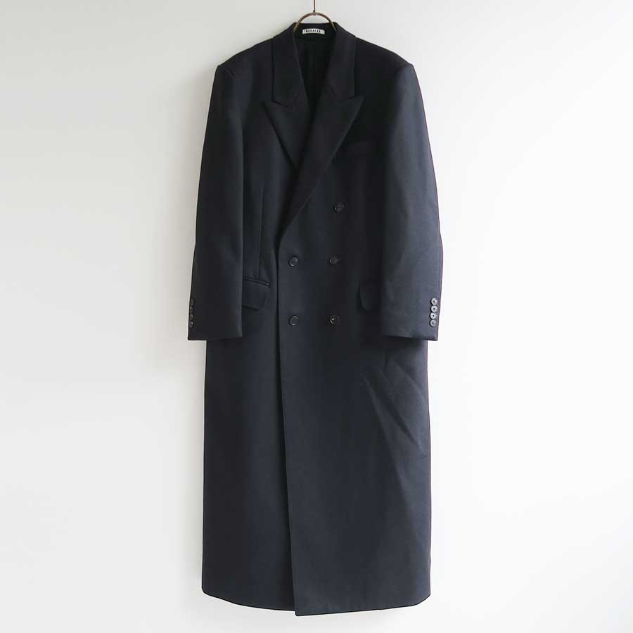 AURALEE/オーラリー】LIGHT MELTON CHESTERFIELD COAT A25AC05LMの通販