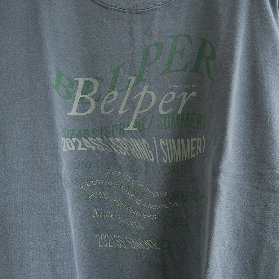 【BELPER/ベルパー】<br>WASHED TYPOGRAPHY T <br>2013-0124