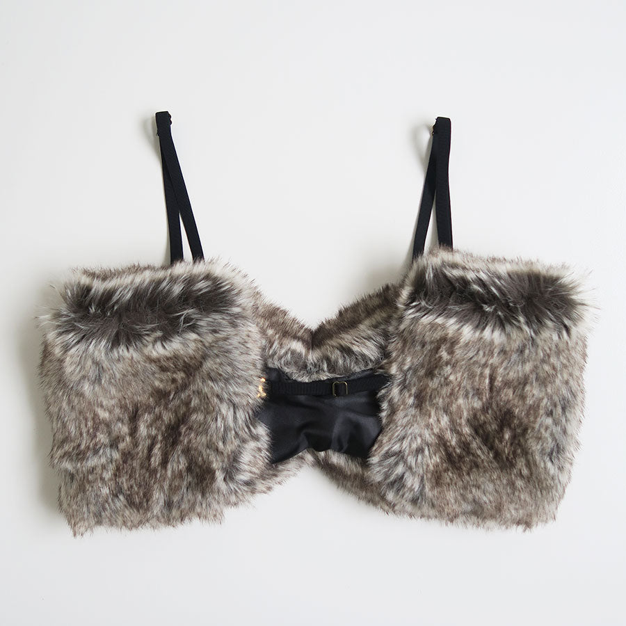 【FUMIE TANAKA/フミエタナカ】 <br>animal far bustier <br>F25A29