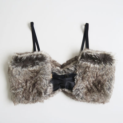 【FUMIE TANAKA/フミエタナカ】 <br>animal far bustier <br>F25A29